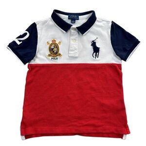 Polo by Ralph Lauren Kids Red, White, and Blue Polo Shirt Rugby